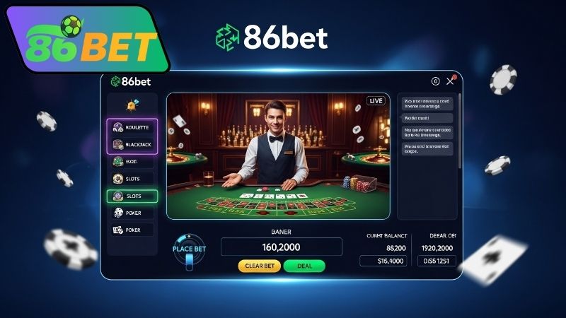 Kinh nghiệm chơi live casino tại 86bet hiệu quả