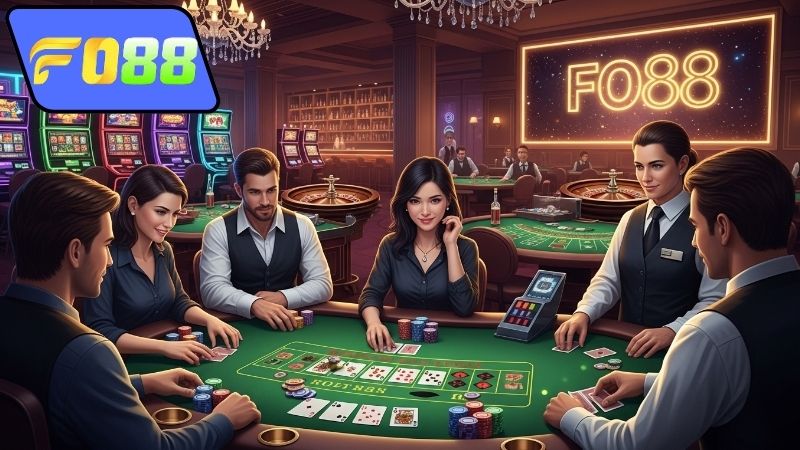 Ưu điểm khi chơi live casino Fo88