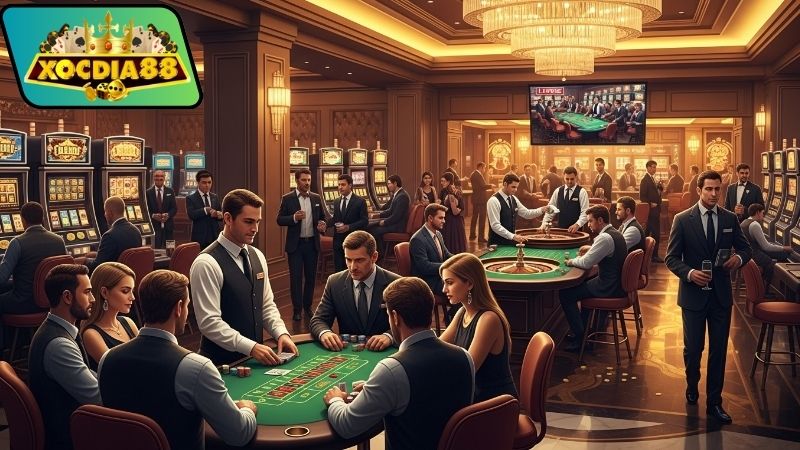 Các trò chơi tại live casino Xocdia88